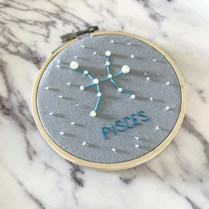 12 Pisces Embroidery