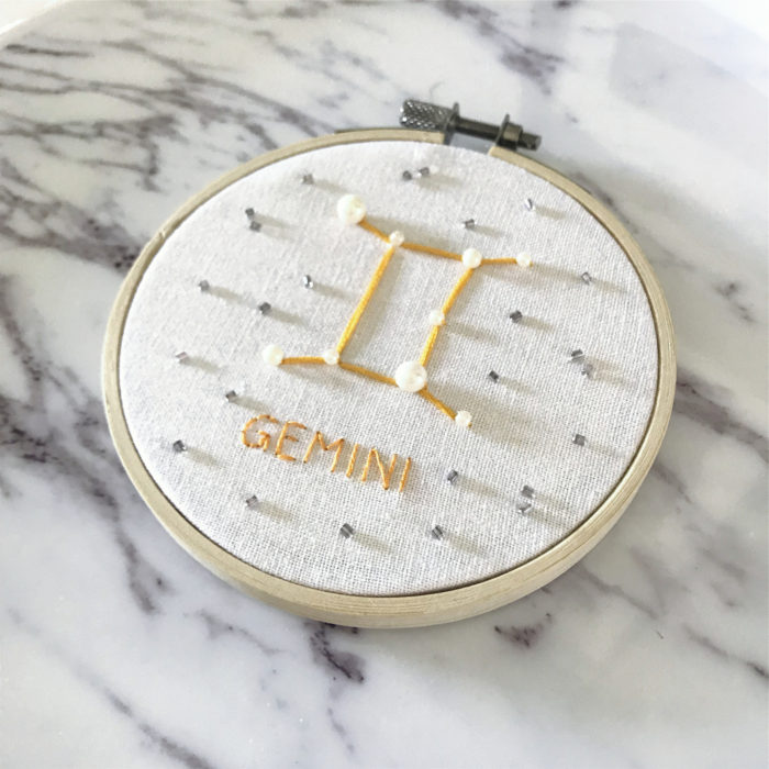 3 Gemini Embroidery