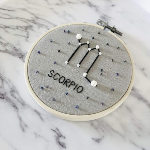 8 Scorpio Embroidery