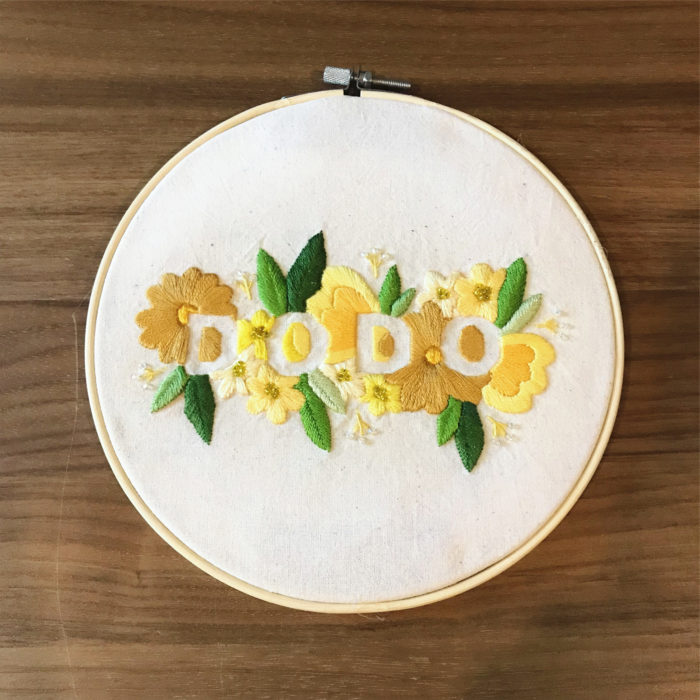 Dodo Name Embroidery4