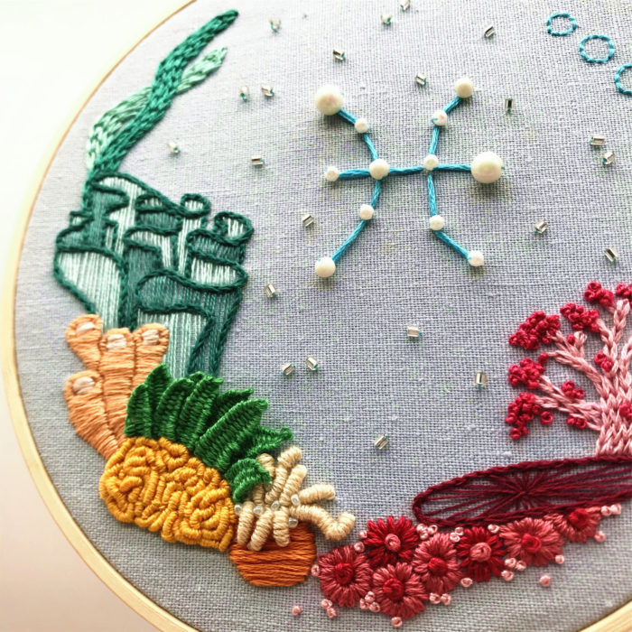 Pieces - Under the sea Embroidery4