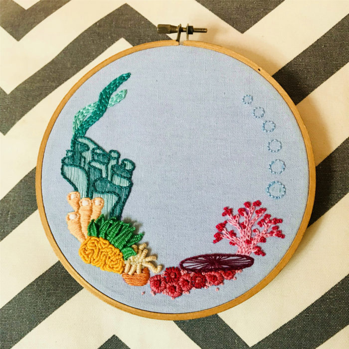 Pieces - Under the sea Embroidery6