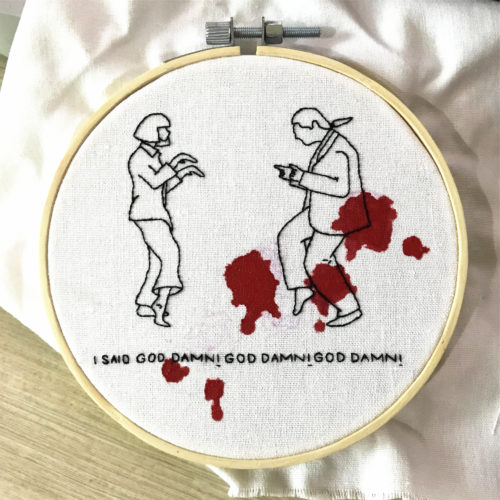 Pulp Fiction Embroidery