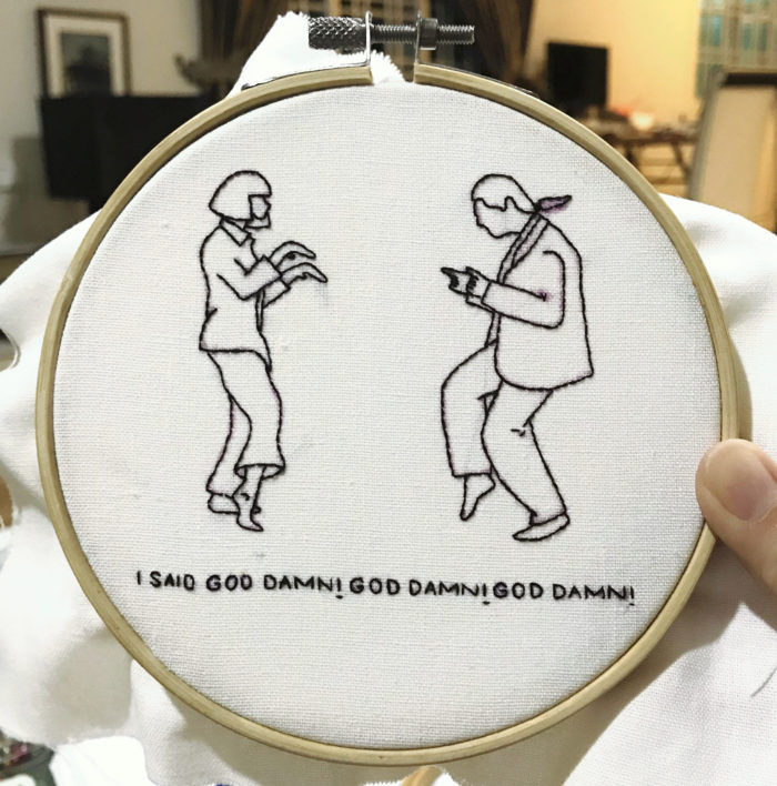 Pulp Fiction Embroidery2