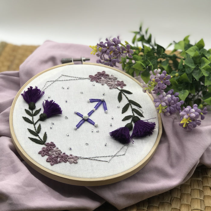 Sagittarius - the bell flower Embroidery