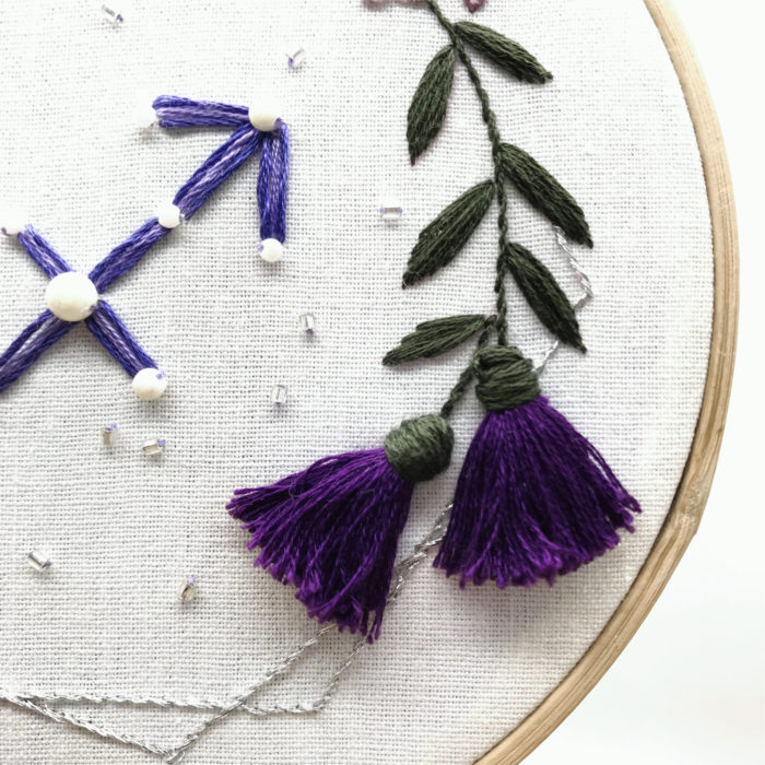 Sagittarius - the bell flower Embroidery3