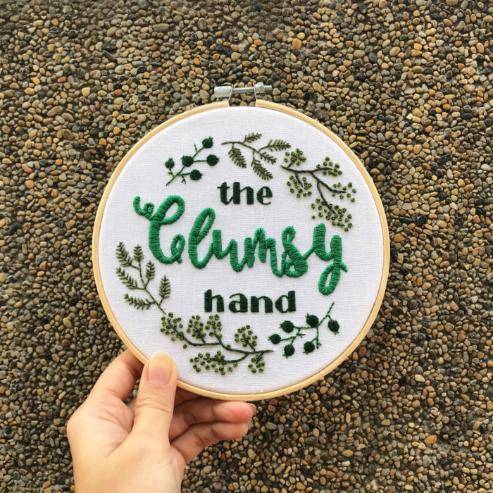 The Clumsy Hand Embroidery