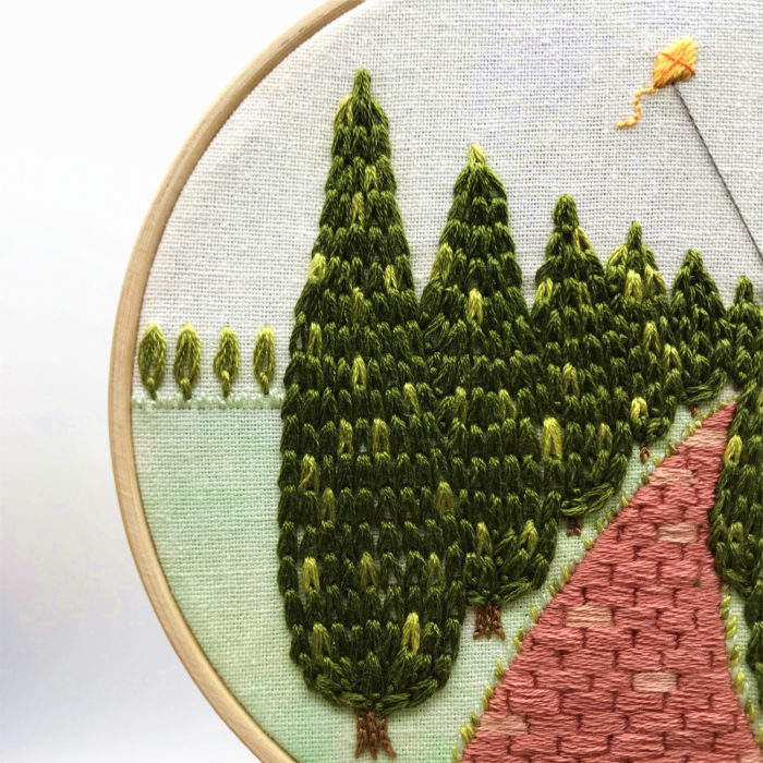 Uninhabited - Flying Kite Embroidery3