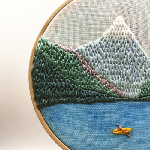 Uninhabited - Kayaking Embroidery2