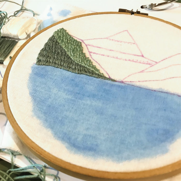 Uninhabited - Kayaking Embroidery4